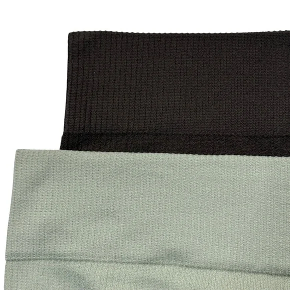 SKIMS Stretch Rib Brief Lot of 2 NEW Soot sea Haze L/XL - Picture 8 of 12